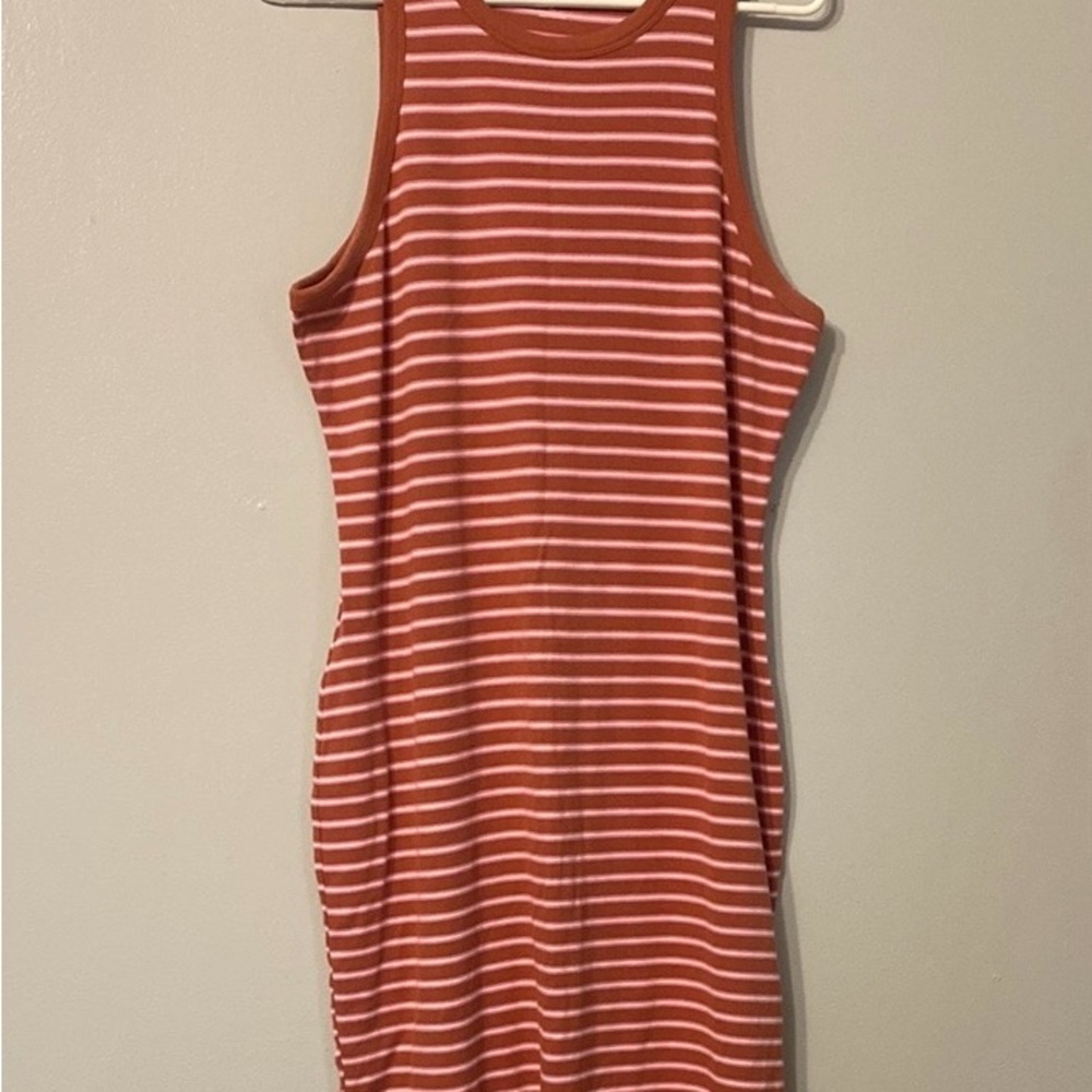 Body-con stripe dress